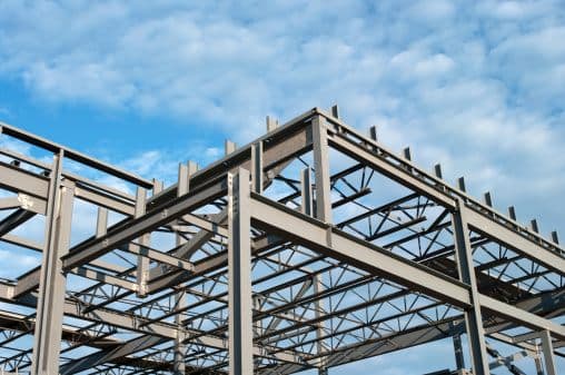 Structural steel frame