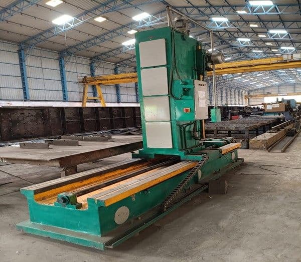 End milling machine in the machining bay