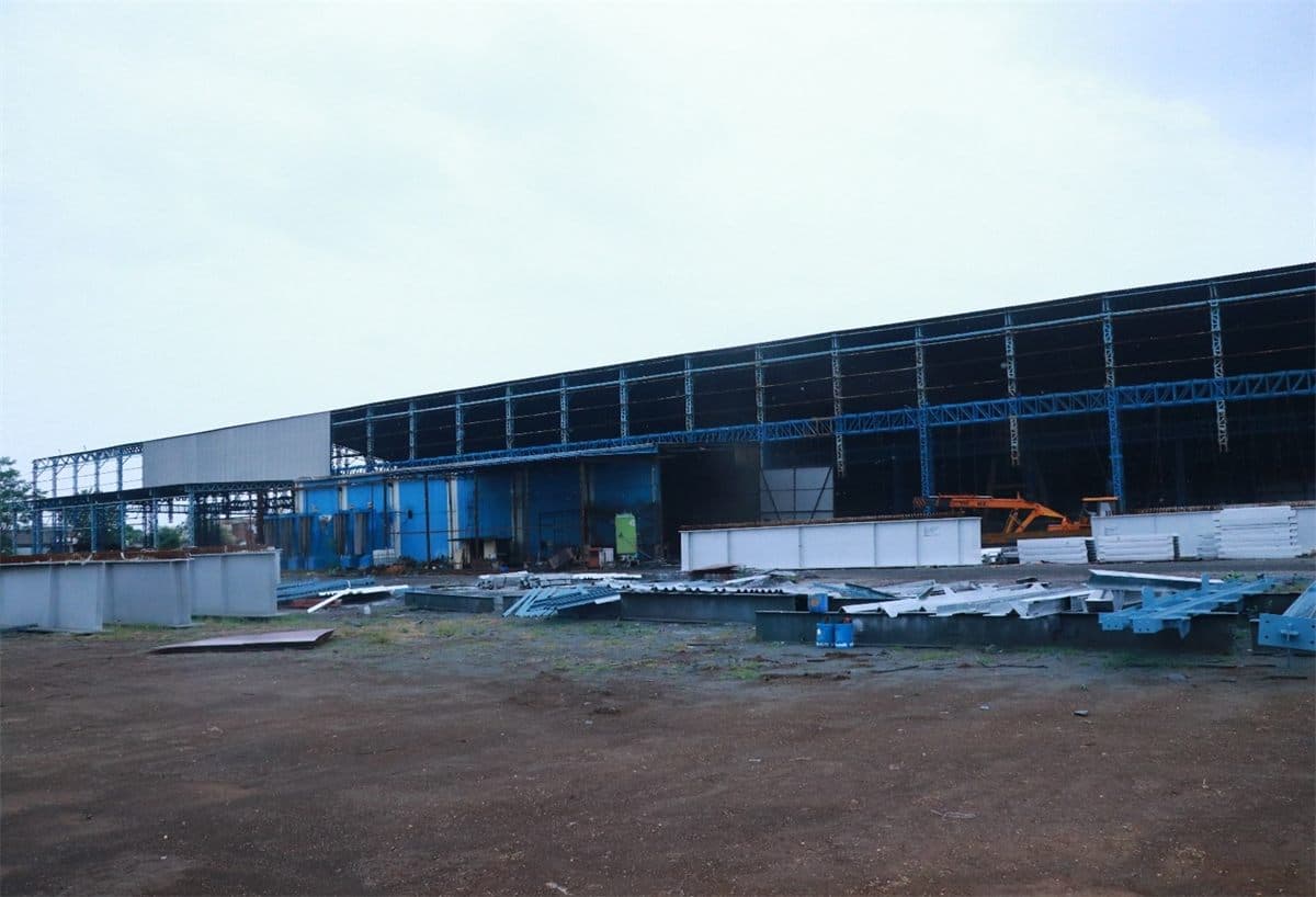 Plant exterior and stacking yard